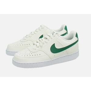 Nike Court Vision Shoes Ivory & Green Women size 6